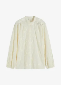Damen bonprix Blusen & Tuniken|Bekleidung·Jacken & Mäntel|Schlupfbluse aus reiner Baumwolle