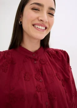 Damen bonprix Bekleidung·Jacken & Mäntel|Blusen & Tuniken|Schlupfbluse aus reiner Baumwolle