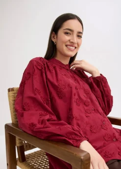 Damen bonprix Bekleidung·Jacken & Mäntel|Blusen & Tuniken|Schlupfbluse aus reiner Baumwolle