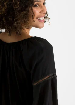 Discount Schlupfbluse aus reiner Viskose Damen Blusen & Tuniken|Nachhaltigere Materialien