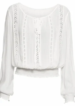 Damen bonprix Nachhaltigere Materialien|Blusen & Tuniken|Schlupfbluse aus softer Viskose