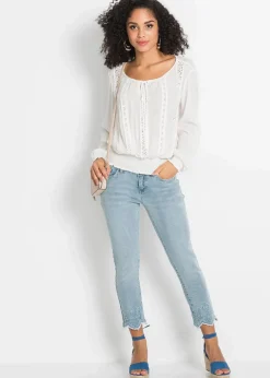 Damen bonprix Nachhaltigere Materialien|Blusen & Tuniken|Schlupfbluse aus softer Viskose