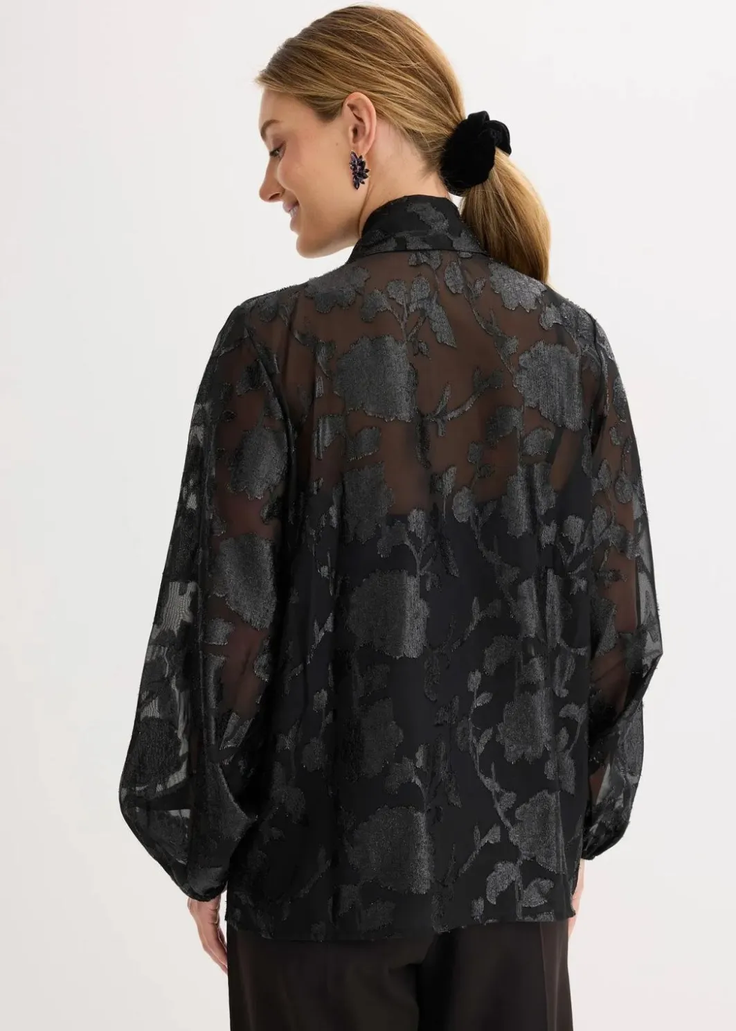 Damen bonprix Bekleidung·Jacken & Mäntel|Festliche Mode|Schlupfbluse mit Stickerei