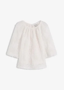 Discount Schlupfbluse mit strukturiertem Blumen-Muster Damen Blusen & Tuniken|Bekleidung·Jacken & Mäntel
