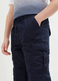 Clearance Schlupf-Cargo-Bermuda aus reiner Baumwolle, Regular Fit Kinder Jungen 9-16 Jahre·Shorts