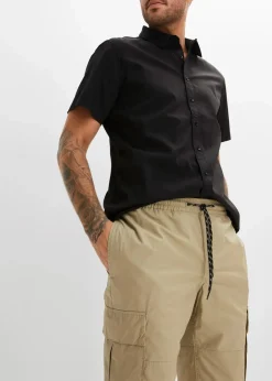 Herren bonprix Große Größen|Shorts|Schlupf-Cargo-Bermuda, Regular Fit