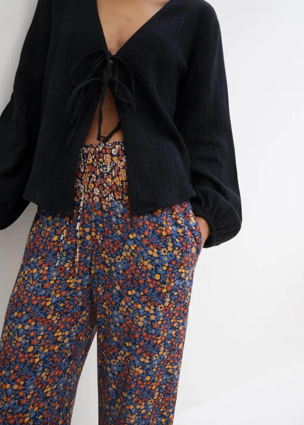 Damen bonprix Bekleidung·Kleider|Hosen|Schlupfhose aus fließender Viskose