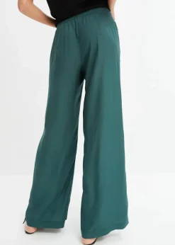 Online Schlupfhose aus fließender Viskos-Crêpe Damen Bekleidung·Kleider|Hosen