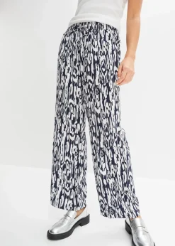 Online Schlupfhose aus fließender Viskose Damen Bekleidung·Kleider|Hosen