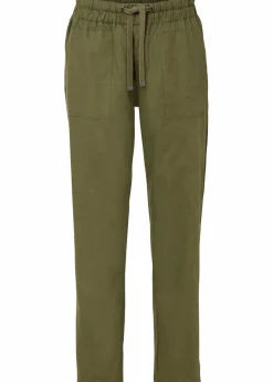 Damen bonprix Hosen|Schlupfhose aus luftigem Leinen-Mix