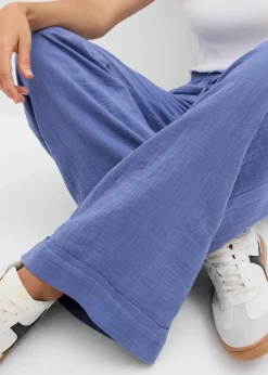 Damen bonprix Zweiteiler & Sets|Hosen|Schlupfhose aus luftigem Musselin