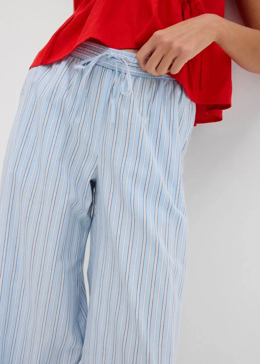 Damen bonprix Hosen|Bekleidung·Kleider|Schlupfhose aus reiner Baumwolle