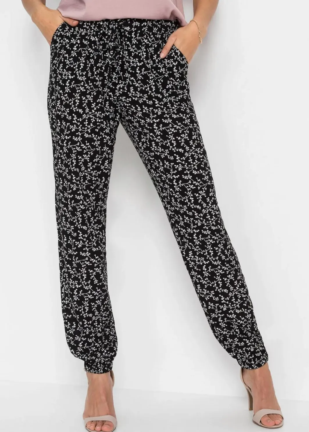 Clearance Schlupfhose aus reiner Viskose Damen Hosen|Bekleidung·Kleider