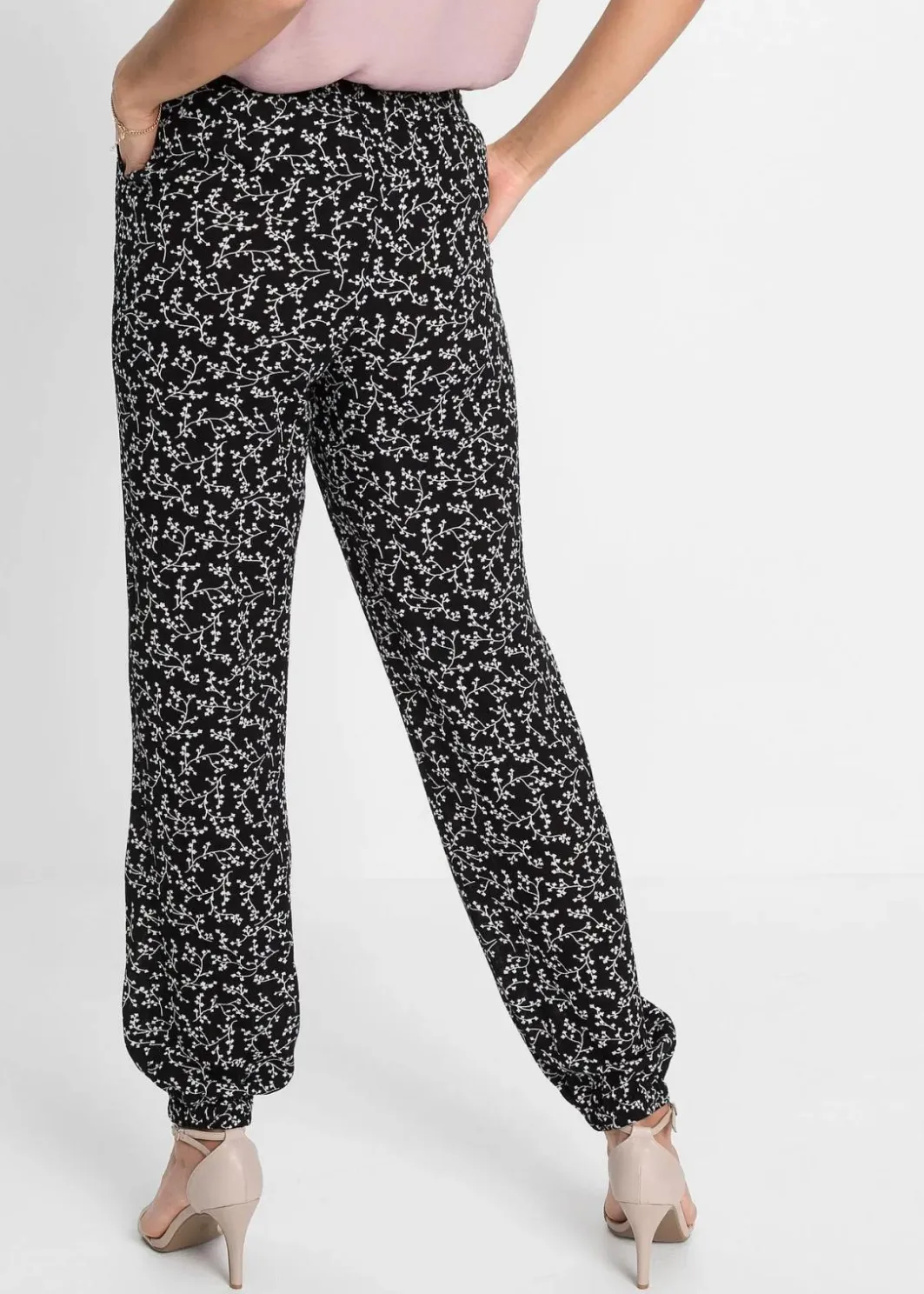 Clearance Schlupfhose aus reiner Viskose Damen Hosen|Bekleidung·Kleider