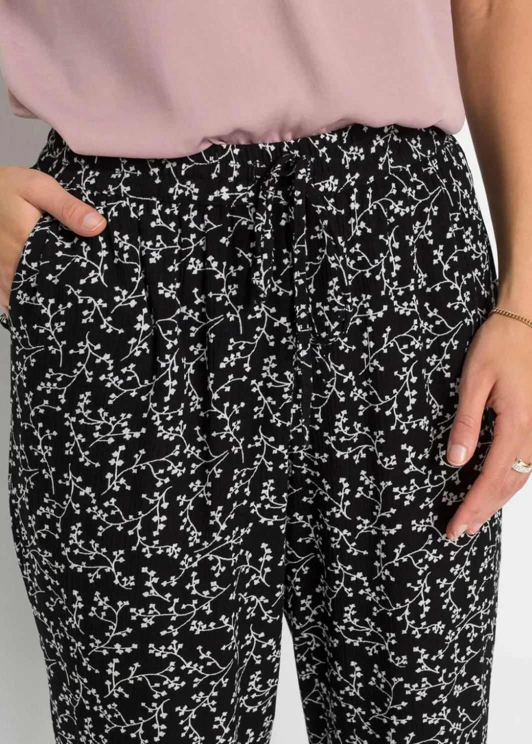 Clearance Schlupfhose aus reiner Viskose Damen Hosen|Bekleidung·Kleider