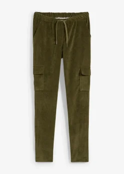 Damen bonprix Bekleidung·Kleider|Hosen|Schlupfhose aus Samt-Cord