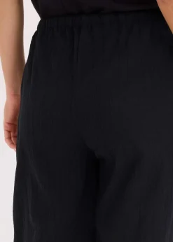 Damen bonprix Hosen|Schlupfhose aus strukturiertem Crinkle