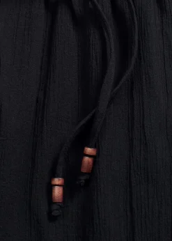 Damen bonprix Hosen|Schlupfhose aus strukturiertem Crinkle