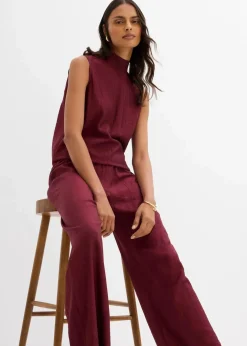 New Schlupfhose aus strukturiertem Viskose-Mix Damen Hosen|Zweiteiler & Sets