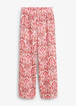 Hot Schlupfhose aus strukturiertem Crêpe Damen Bekleidung·Kleider|Hosen