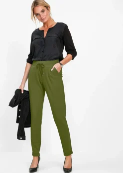 Schlupfhose aus Viskose-Mix Damen Hosen|Bekleidung·Kleider