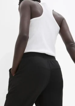 Damen bonprix Hosen|Bekleidung·Kleider|Schlupfhose aus Viskose-Mix