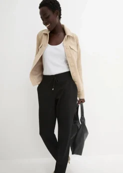 Damen bonprix Hosen|Bekleidung·Kleider|Schlupfhose aus Viskose-Mix