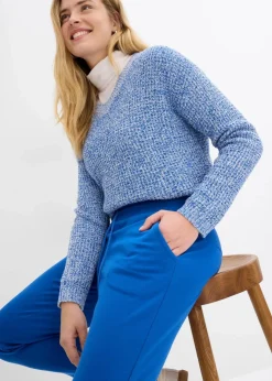 Damen bonprix Hosen|Bekleidung·Kleider|Schlupfhose aus Viskose-Mix