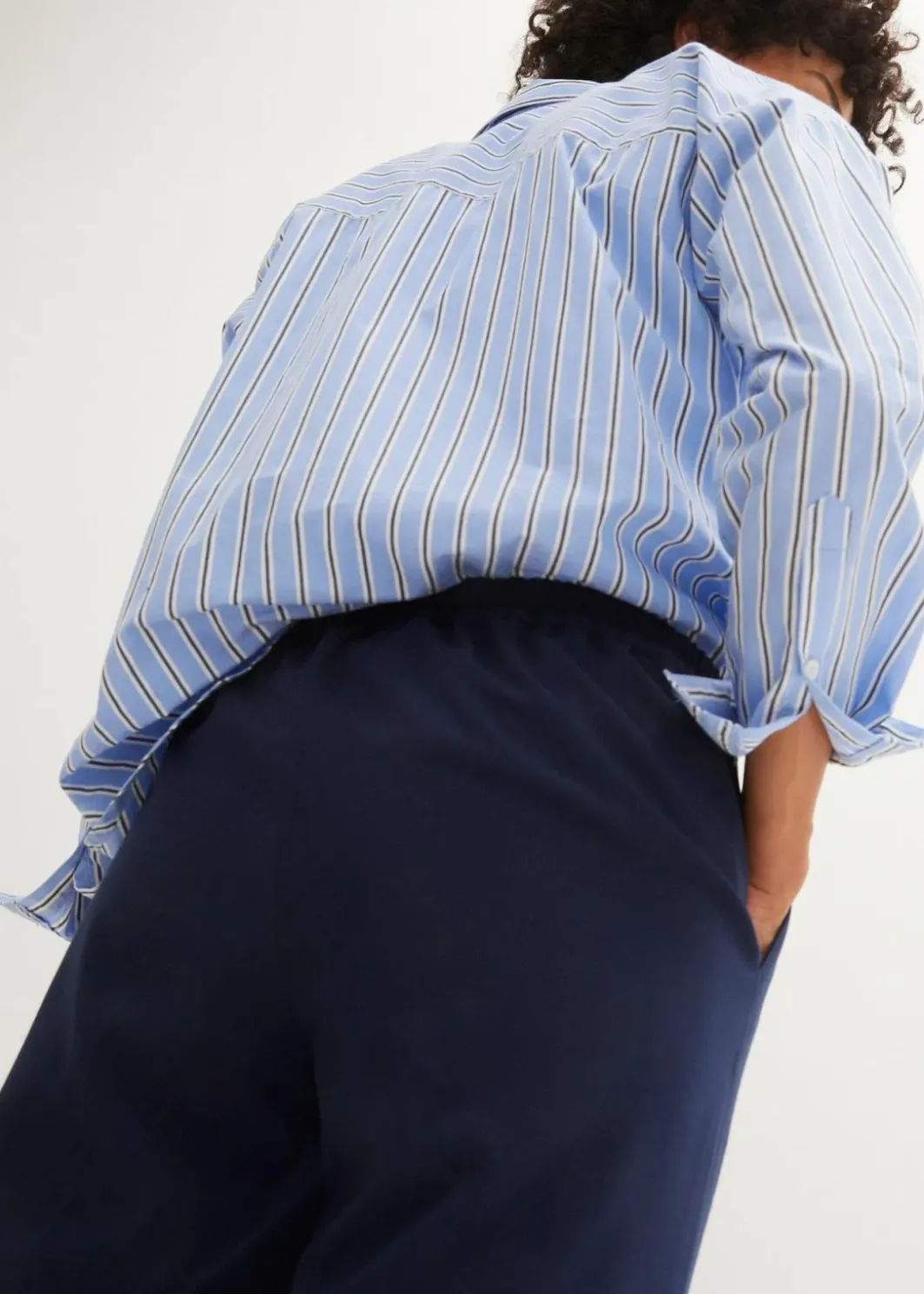 Damen bonprix Bekleidung·Kleider|Hosen|Schlupfhose mit Bügelfalte
