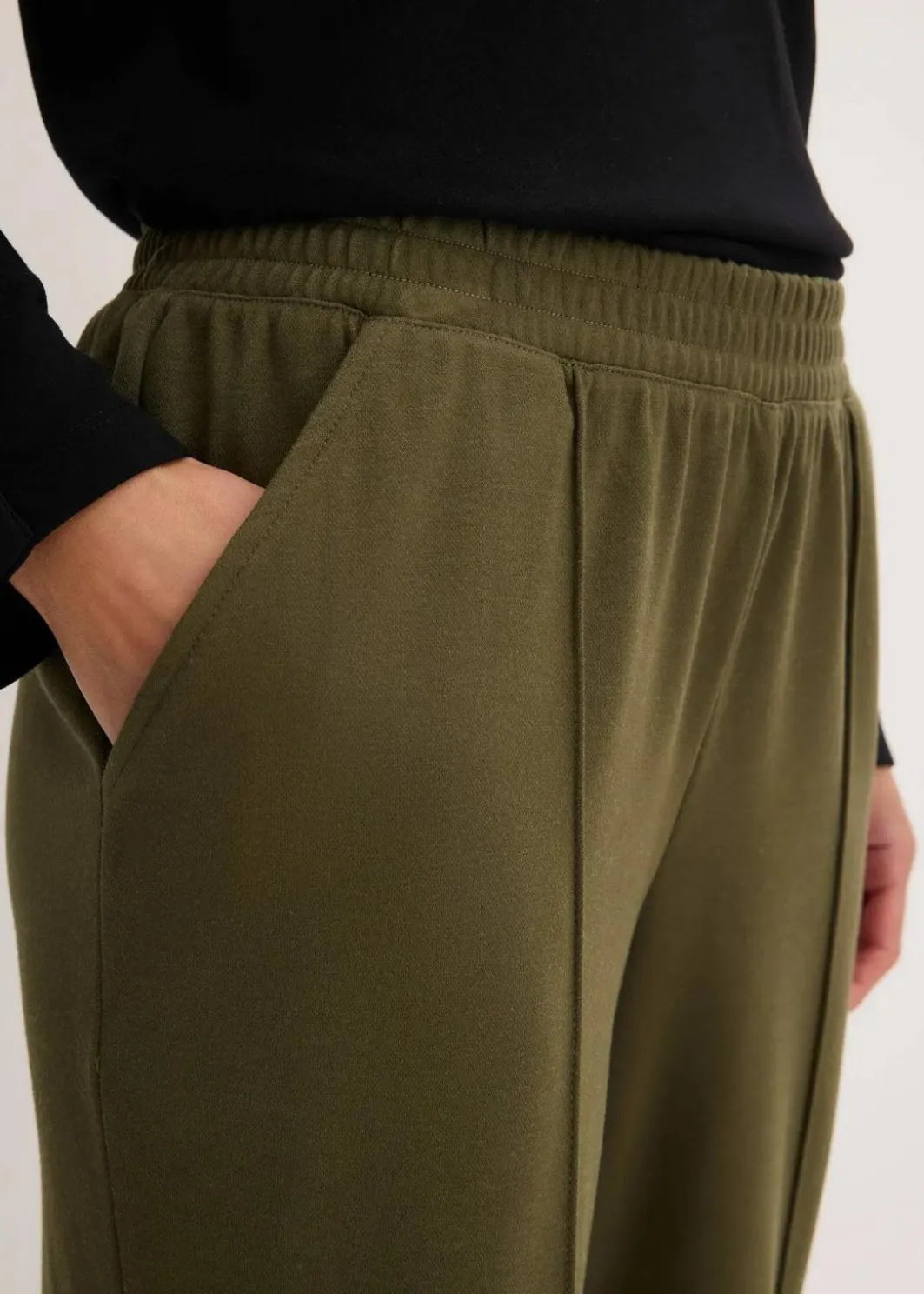 Damen bonprix Bekleidung·Kleider|Hosen|Schlupfhose mit Biese