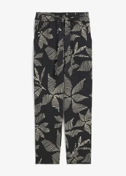 Hot Schlupfhose mit Bindeband Damen Bekleidung·Kleider|Hosen