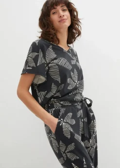 Hot Schlupfhose mit Bindeband Damen Bekleidung·Kleider|Hosen