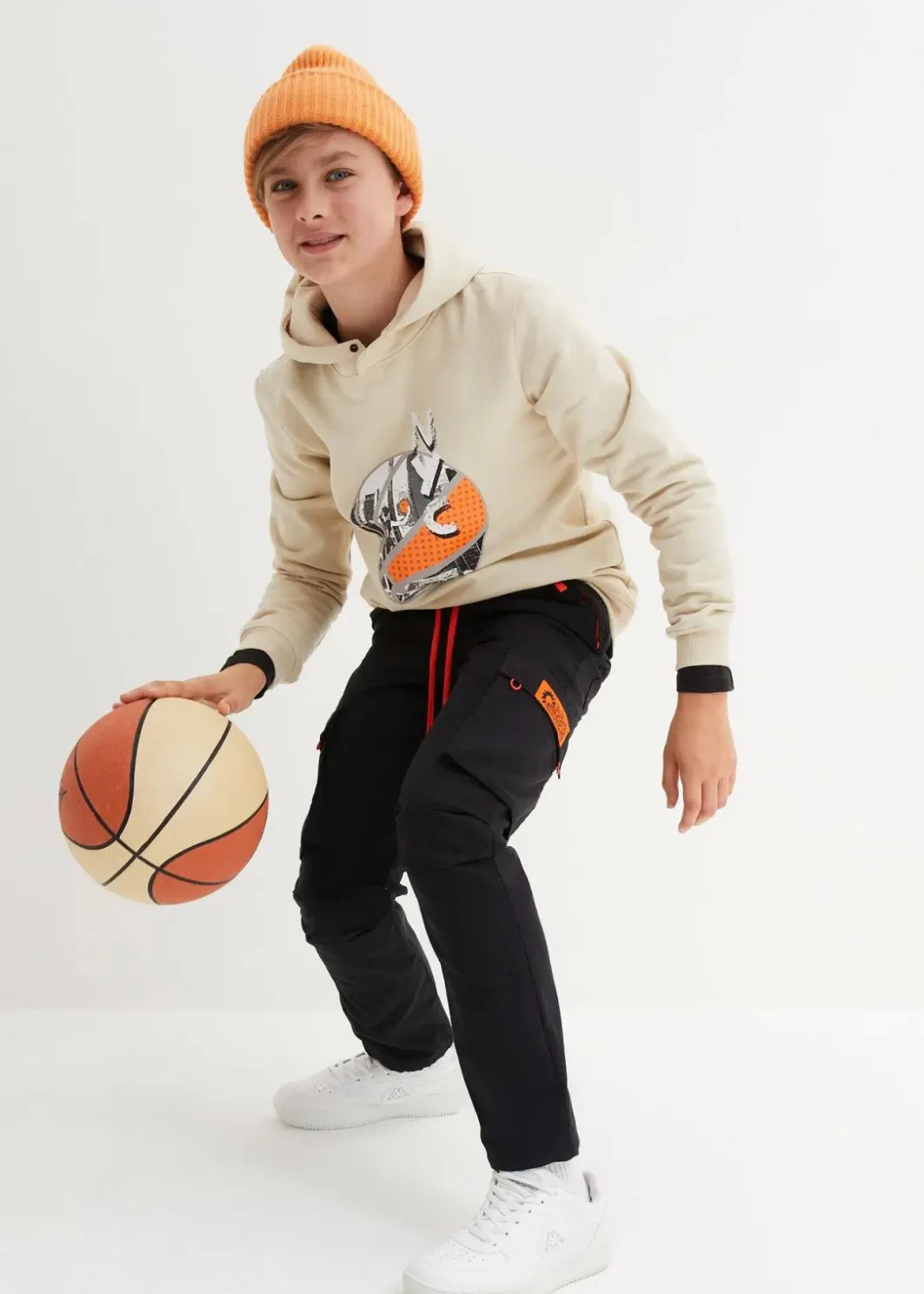 Sale Schlupfhose mit Cargotaschen, Regular Fit Kinder Jungen 9-16 Jahre·Bademode|Jungen 9-16 Jahre·Hosen