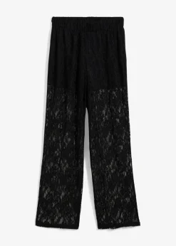 Damen bonprix Hosen|Schlupfhose mit Spitze
