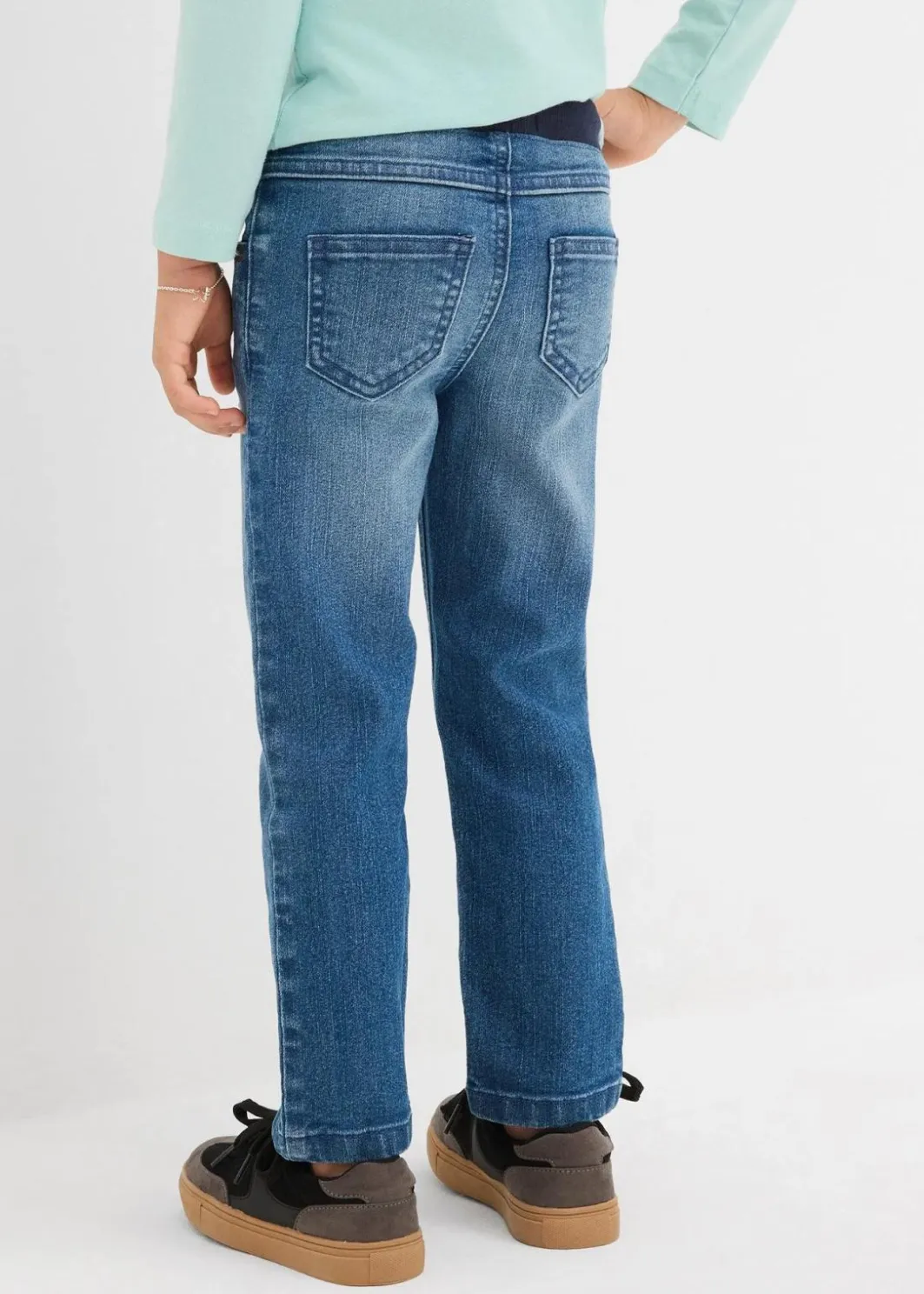 Kinder bonprix Mädchen 2-8 Jahre·Jeans & Hosen|Schlupfjeans Mid Waist, Bequembund