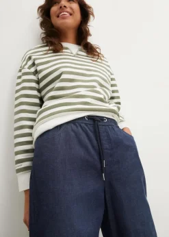 Damen bonprix Jeans|Kurzgrößen|Schlupfjeans, Straight