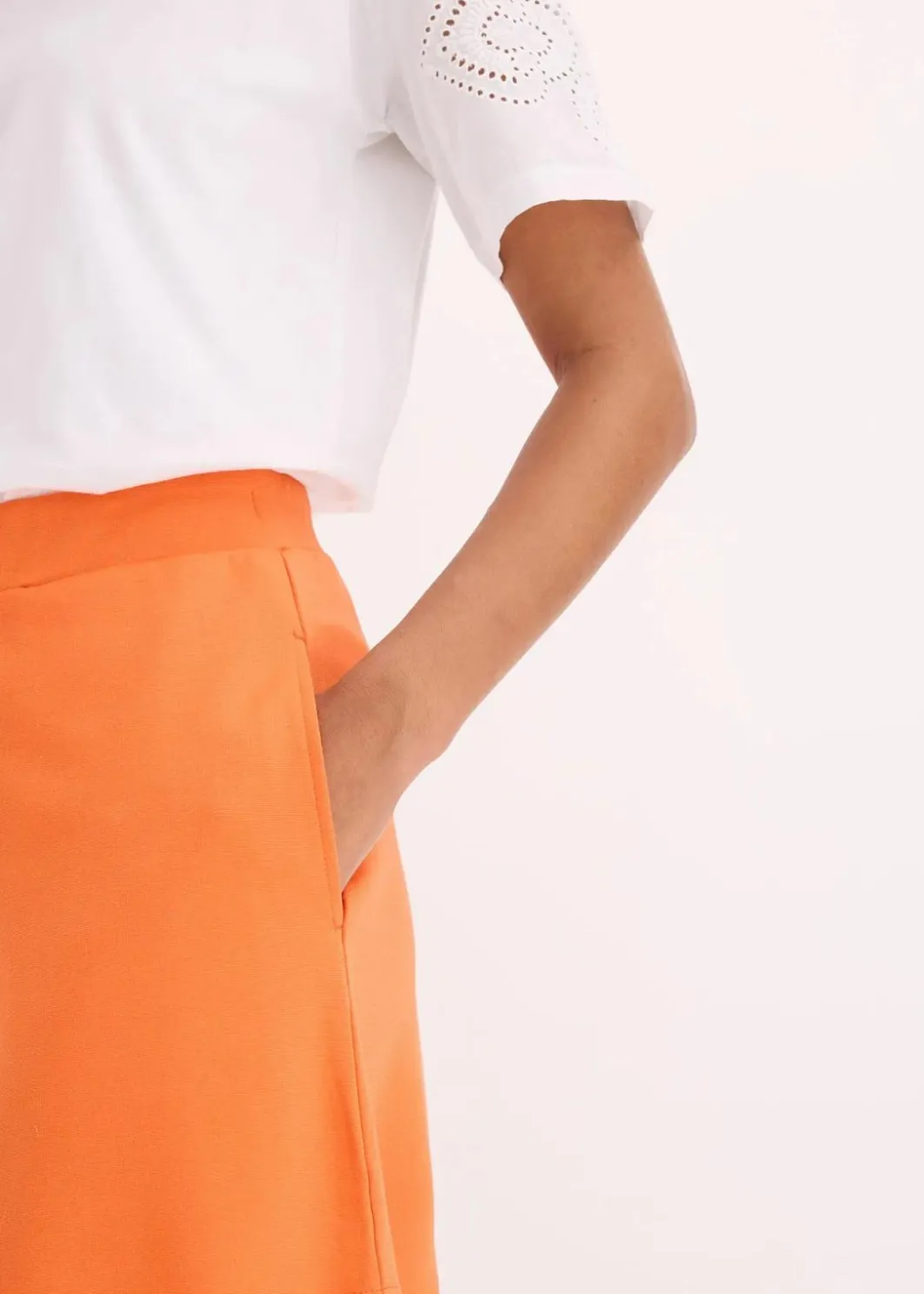 Damen bonprix Bekleidung·Outdoorbekleidung|Bekleidung·Kleider|Schlupf-Shorts aus bequemen Punto di Roma
