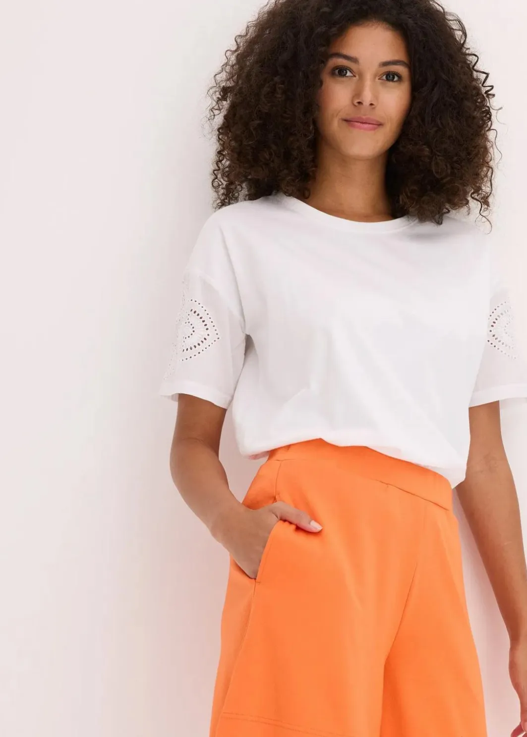Damen bonprix Bekleidung·Outdoorbekleidung|Bekleidung·Kleider|Schlupf-Shorts aus bequemen Punto di Roma