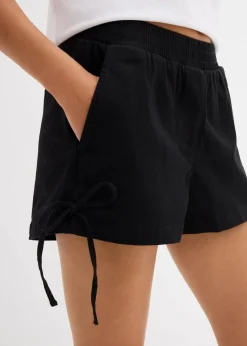 Hot Schlupf-Shorts aus elastischem Baumwoll-Mix Damen Bekleidung·Outdoorbekleidung|Bekleidung·Kleider