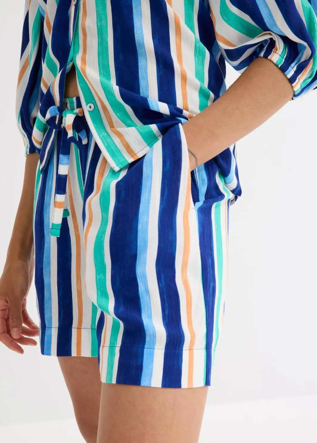 Damen bonprix Nachhaltigere Materialien|Hosen|Schlupf-Shorts aus feiner Viskose