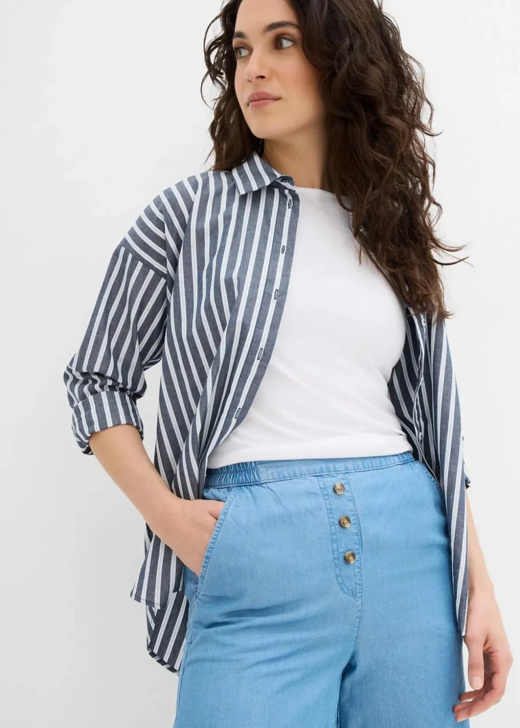 Online Schlupf-Shorts aus Lyocell Damen Bekleidung·Outdoorbekleidung|Bekleidung·Kleider