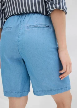 Online Schlupf-Shorts aus Lyocell Damen Bekleidung·Outdoorbekleidung|Bekleidung·Kleider