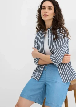 Online Schlupf-Shorts aus Lyocell Damen Bekleidung·Outdoorbekleidung|Bekleidung·Kleider