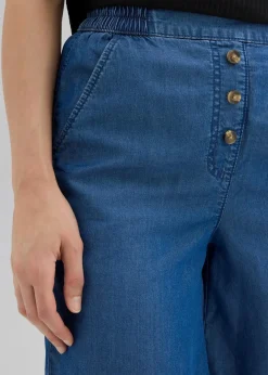 Schlupf-Shorts aus Lyocell Damen Hosen|Shorts