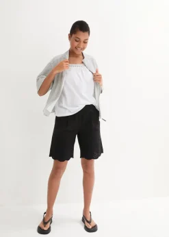 Damen bonprix Bekleidung·Outdoorbekleidung|Bekleidung·Kleider|Schlupf-Shorts aus reiner Baumwolle