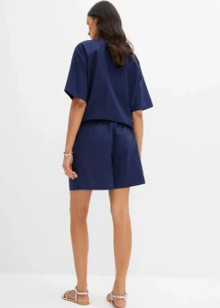 Damen bonprix Bekleidung·Outdoorbekleidung|Bekleidung·Kleider|Schlupf-Shorts aus reiner Baumwolle
