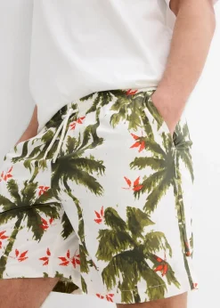 Herren bonprix Strandmode|Große Größen|Schlupf-Shorts aus Viskose