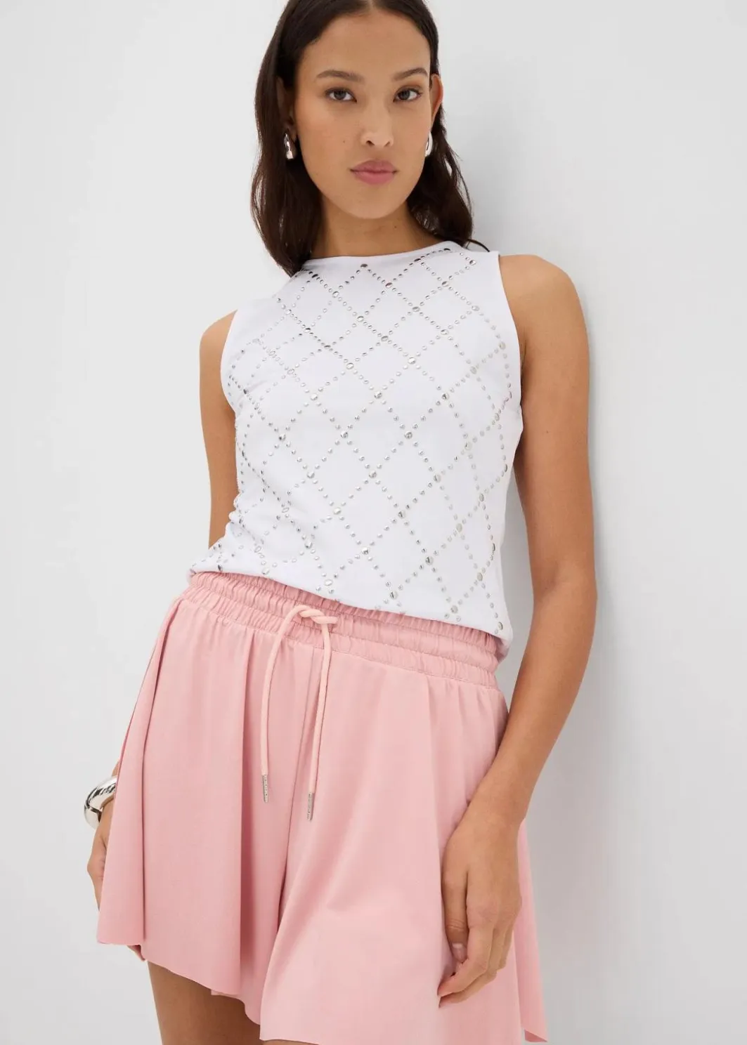 Damen bonprix Bekleidung·Outdoorbekleidung|Bekleidung·Kleider|Schlupf-Shorts im Tennis-Look