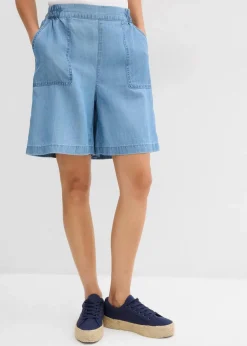 Outlet Schlupf-Shorts mit kühlendem Leinenanteil Damen Hosen|Shorts