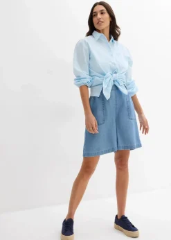 Outlet Schlupf-Shorts mit kühlendem Leinenanteil Damen Hosen|Shorts